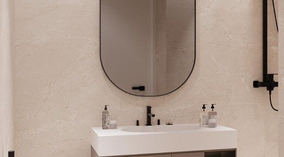 Oval Shape Wall Mirror