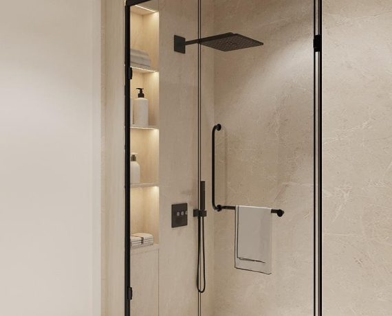 Swing Door Shower Enclosure