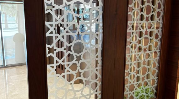 Aluminium Mashrabiya Partition