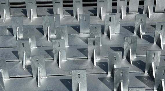 Mild Steel Hot Dip Galvanized Glass Balustrade Bottom Bracket