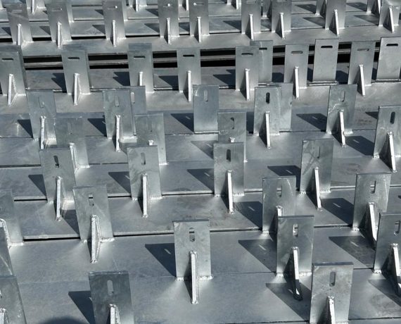 Mild Steel Hot Dip Galvanized Glass Balustrade Bottom Bracket